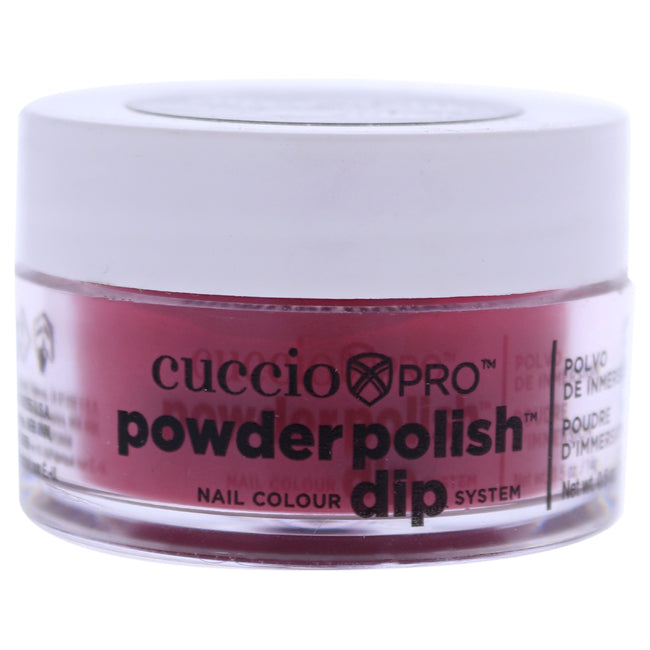 Cuccio Pro Powder Polish Nail Colour Dip System - Strawberry Red by Cuccio for Women - 0.5 oz Nail Powder