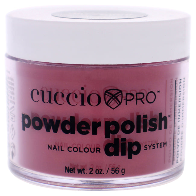 Cuccio Pro Powder Polish Nail Colour Dip System - Deep Rose by Cuccio for Women - 1.6 oz Nail Powder