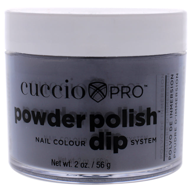 Cuccio Pro Powder Polish Nail Colour Dip System - Black With Red Glitter by Cuccio for Women - 1.6 oz Nail Powder