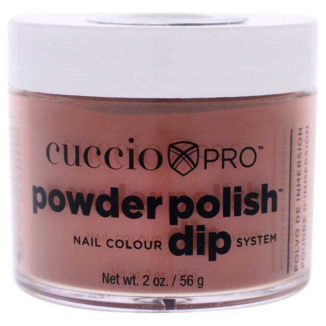 Cuccio Pro Powder Polish Nail Colour Dip System - Brick Orange by Cuccio for Women - 1.6 oz Nail Powder