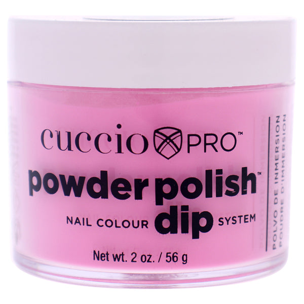 Cuccio Pro Powder Polish Nail Colour Dip System - Bright Neon Pink by Cuccio for Women - 1.6 oz Nail Powder