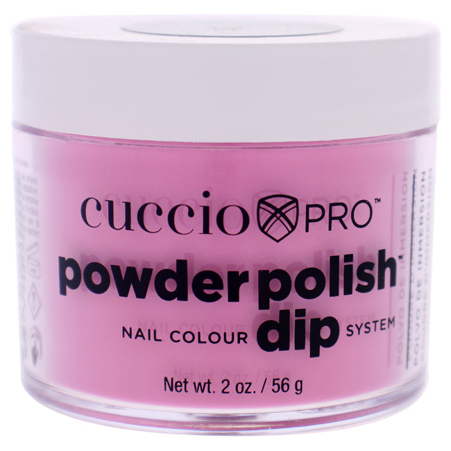 Cuccio Pro Powder Polish Nail Colour Dip System - Bright Pink by Cuccio for Women - 1.6 oz Nail Powder