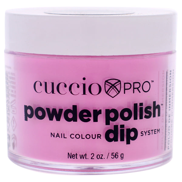 Cuccio Pro Powder Polish Nail Colour Dip System - Bubble Gum Pink by Cuccio for Women - 1.6 oz Nail Powder