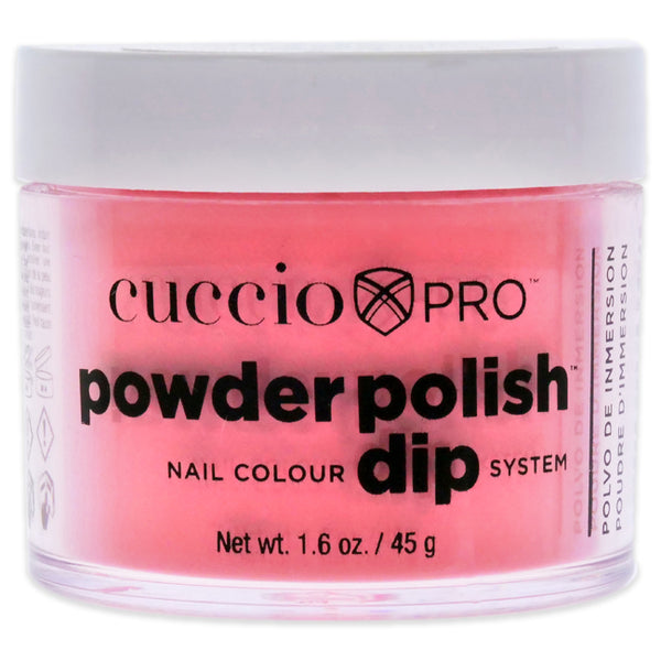 Cuccio Pro Powder Polish Nail Colour Dip System - Coral With Peach Undertones by Cuccio for Women - 1.6 oz Nail Powder