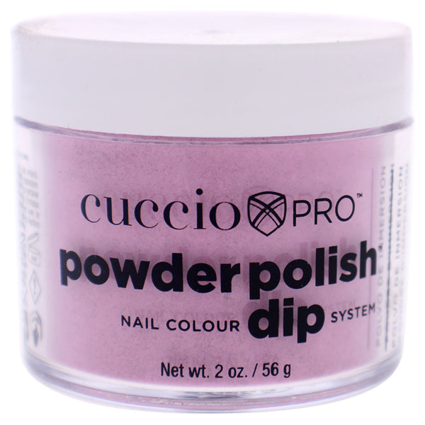 Cuccio Pro Powder Polish Nail Colour Dip System - Deep Pink With Pink Glitter by Cuccio for Women - 1.6 oz Nail Powder