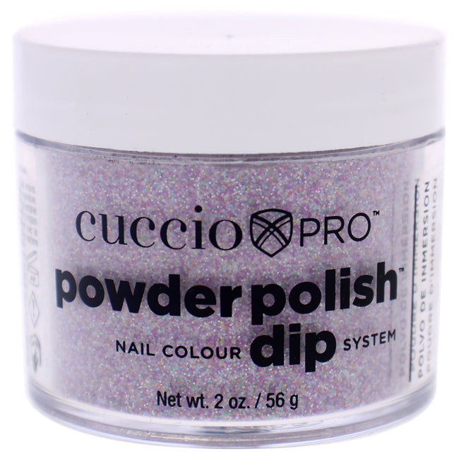 Cuccio Pro Powder Polish Nail Colour Dip System - Deep Purple Glitter by Cuccio for Women - 1.6 oz Nail Powder