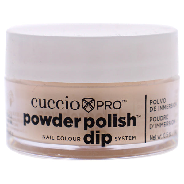 Cuccio Pro Powder Polish Nail Colour Dip System - Flattering Peach by Cuccio for Women - 0.5 oz Nail Powder