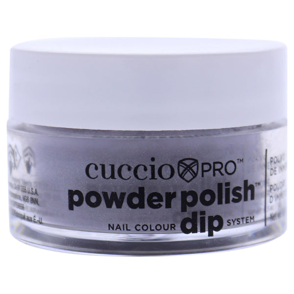 Cuccio Pro Powder Polish Nail Colour Dip System - Grey with Mica by Cuccio for Women - 0.5 oz Nail Powder