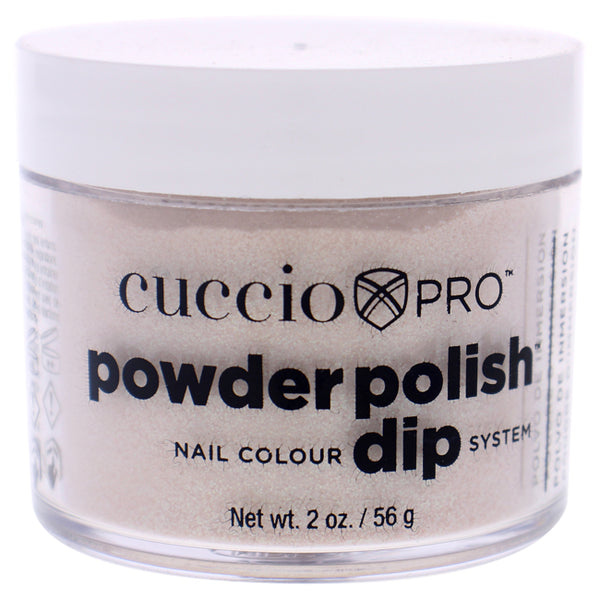 Cuccio Pro Powder Polish Nail Colour Dip System - Light Pink With Raimbow Glitter by Cuccio for Women - 1.6 oz Nail Powder