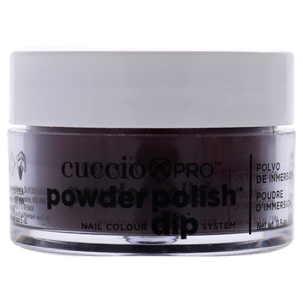 Cuccio Pro Powder Polish Nail Colour Dip System - Midnight Purple by Cuccio for Women - 0.5 oz Nail Powder