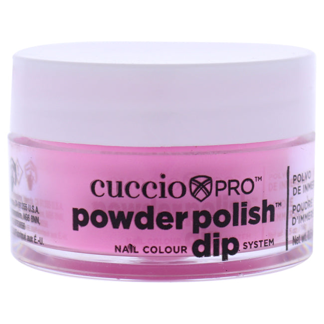 Cuccio Pro Powder Polish Nail Colour Dip System - Neon Pink by Cuccio for Women - 0.5 oz Nail Powder