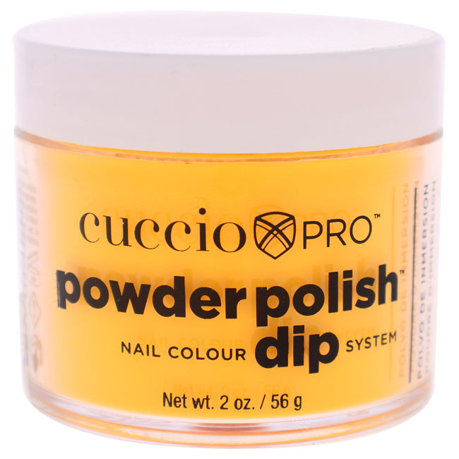 Cuccio Pro Powder Polish Nail Colour Dip System - Neon Tangerine by Cuccio for Women - 1.6 oz Nail Powder