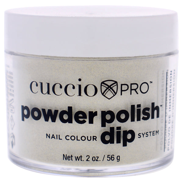 Cuccio Pro Powder Polish Nail Colour Dip System - Rich Gold Glitter by Cuccio for Women - 1.6 oz Nail Powder