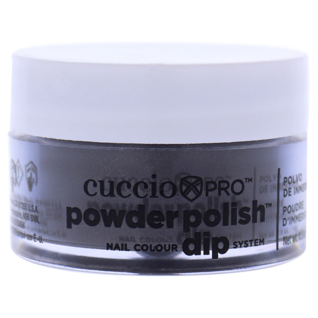 Cuccio Pro Powder Polish Nail Colour Dip System - Silver With Grey Undertones by Cuccio for Women - 0.5 oz Nail Powder