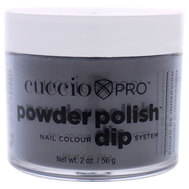 Cuccio Pro Powder Polish Nail Colour Dip System - Silver With Grey Undertones by Cuccio for Women - 1.6 oz Nail Powder