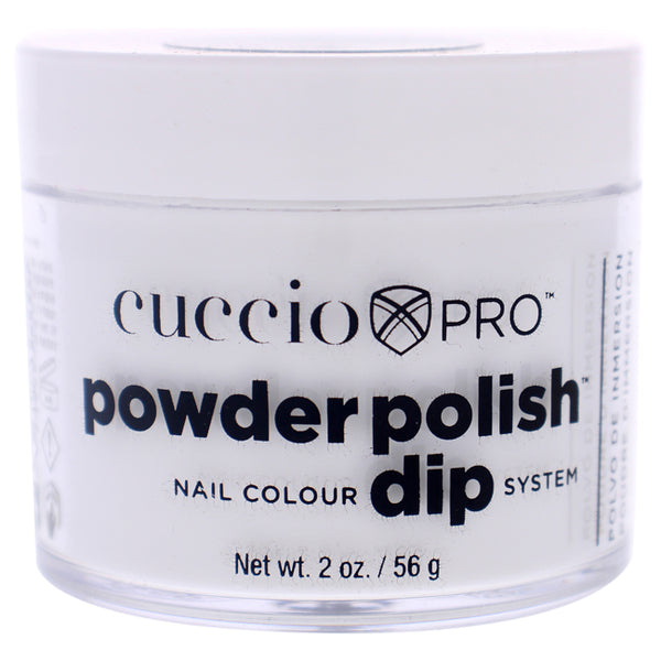 Cuccio Pro Powder Polish Nail Colour Dip System - White by Cuccio for Women - 1.6 oz Nail Powder