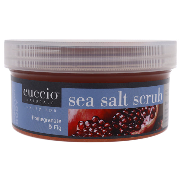 Cuccio Sea Salt Scrub - Pomegranate and Fig by Cuccio for Women - 19.5 oz Scrub