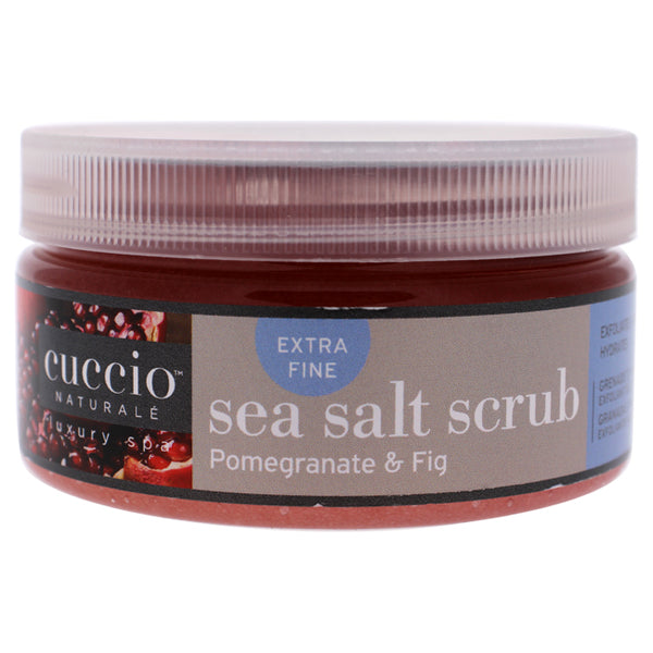 Cuccio Sea Salt Scrub - Pomegranate and Fig by Cuccio for Women - 8 oz Scrub
