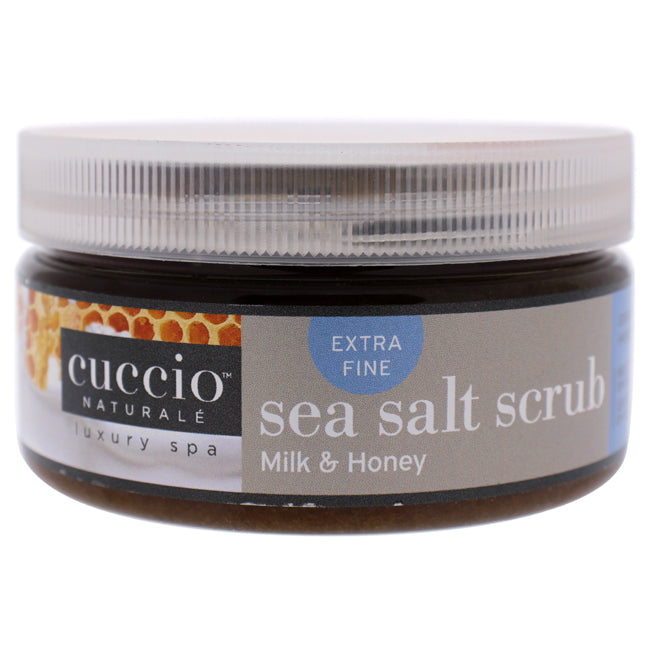 Cuccio Sea Salt Scrub - Milk and Honey by Cuccio for Women - 8 oz Scrub