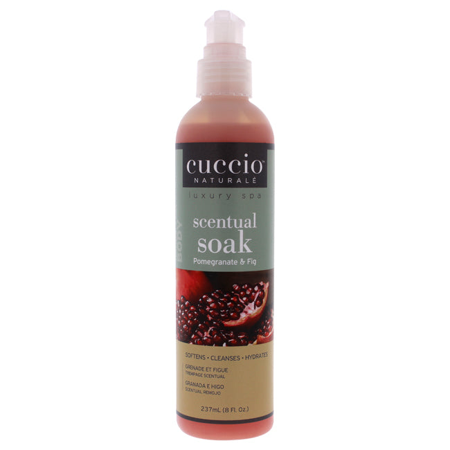 Cuccio Scentual Soak - Pomegranate and Fig by Cuccio for Women - 8 oz Cleanser