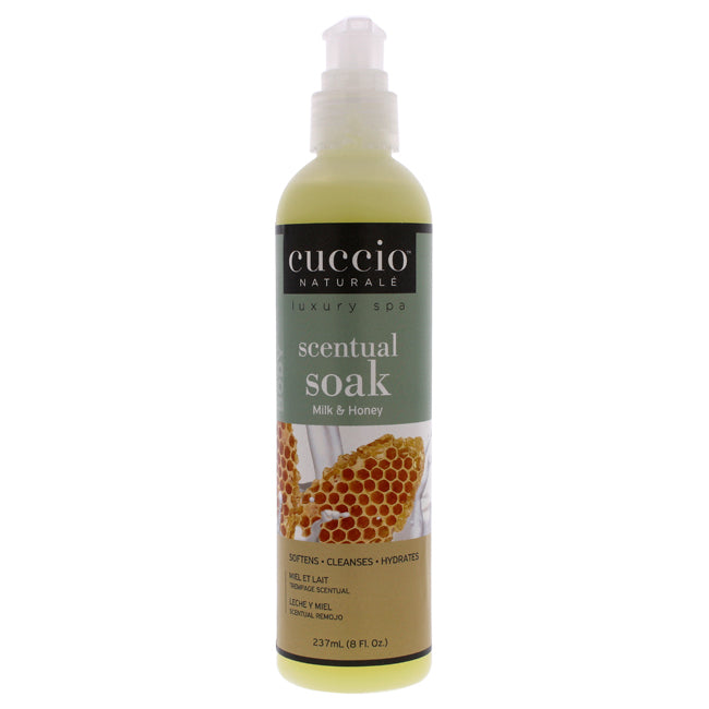 Cuccio Scentual Soak - Milk and Honey by Cuccio for Women - 8 oz Cleanser