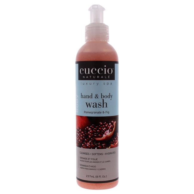 Cuccio Hand and Body Wash - Pomegranate and Fig by Cuccio for Women - 8 oz Body Wash