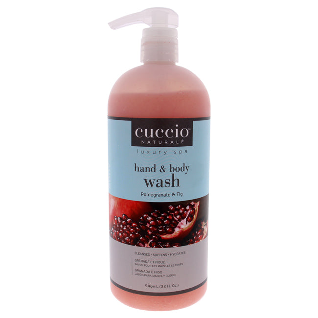 Cuccio Hand and Body Wash - Pomegranate and Fig by Cuccio for Women - 32 oz Body Wash