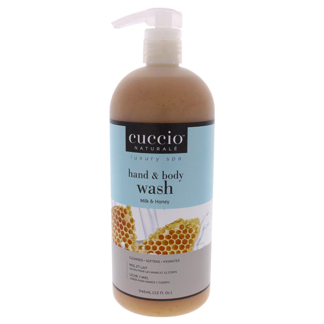 Cuccio Hand and Body Wash - Milk and Honey by Cuccio for Women - 32 oz Body Wash
