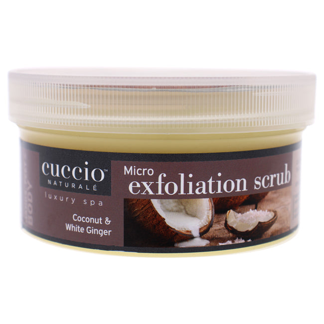 Cuccio Micro Exfoliation Scrub - Coconut and White Ginger by Cuccio for Women - 16 oz Scrub