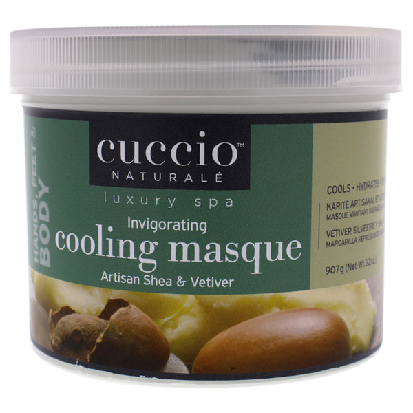 Cuccio Invigorating Cooling Masque - Artisan Shea and Vetiver by Cuccio for Women - 32 oz Mask