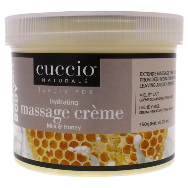 Cuccio Hydrating Massage Creme - Milk and Honey by Cuccio for Women - 26 oz Cream