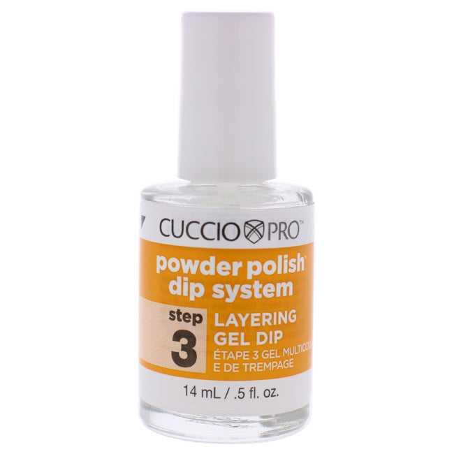 Cuccio Pro Powder Polish Dip System Layering Gel Dip - Step 3 by Cuccio for Women - 0.5 oz Nail Polish
