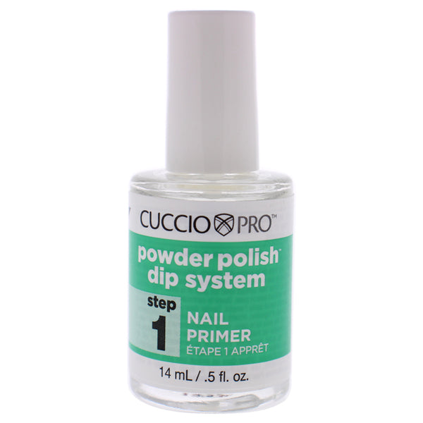 Cuccio Pro Powder Polish Dip System Nail Primer - Step 1 by Cuccio for Women - 0.5 oz Nail Polish