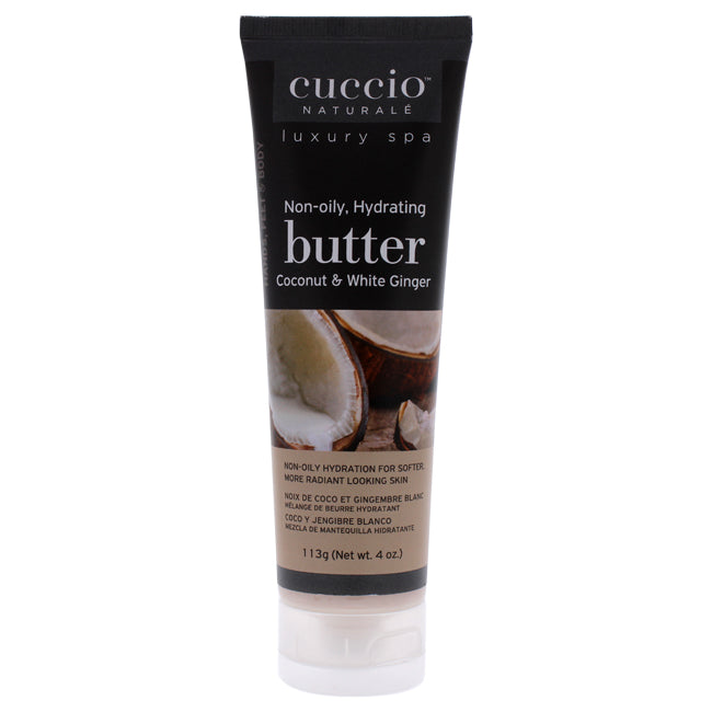 Cuccio Hydrating Butter - Coconut and White Ginger by Cuccio for Unisex - 4 oz Body Butter
