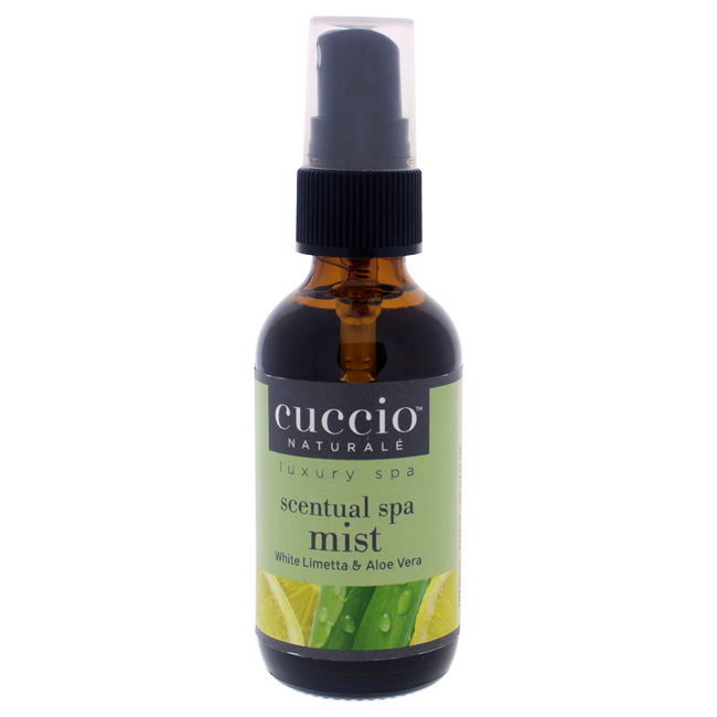 Cuccio Scentual Spa Mist - White Limetta and Aloe Vera by Cuccio for Unisex - 2 oz Mist