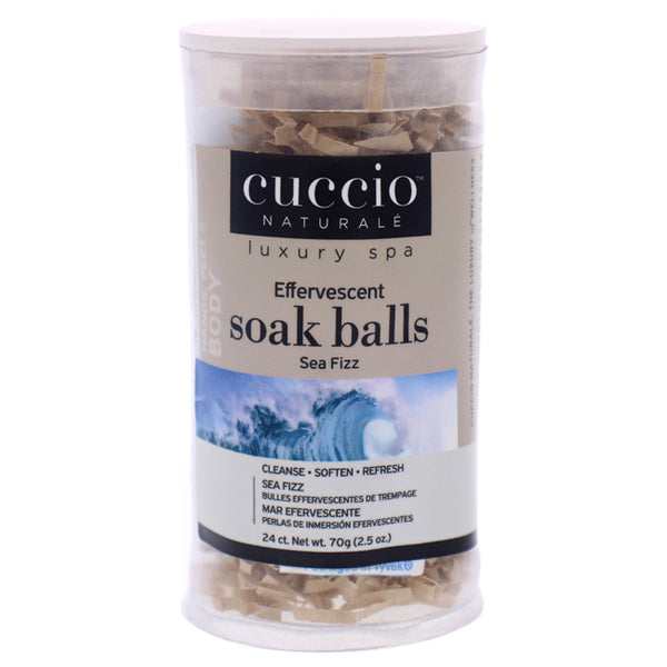 Cuccio Soak Balls Effervescent - Sea Fizz by Cuccio for Women - 24 Pc Nail Treatment