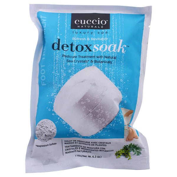 Cuccio DetoxSoak Pedicure Treatment by Cuccio for Women - 6.3 oz Nail Treatment