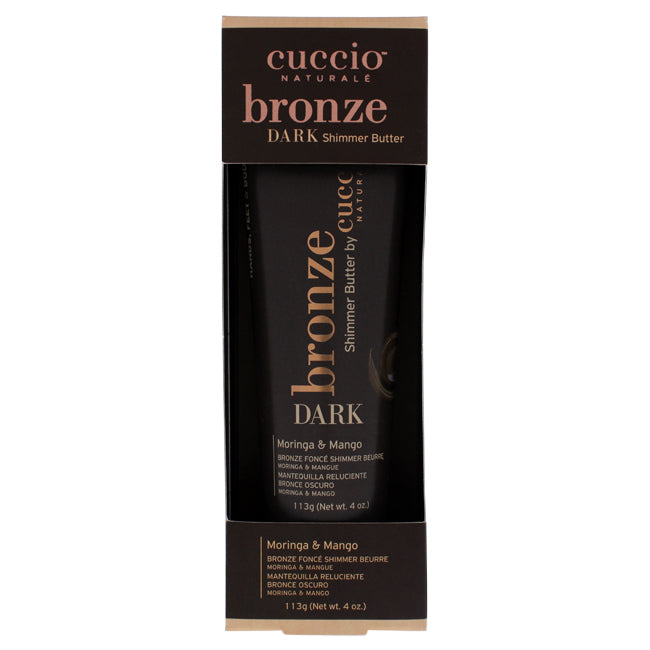 Cuccio Bronze Dark Shimmer Butter - Moringa and Mango by Cuccio for Women - 4 oz Bronzer