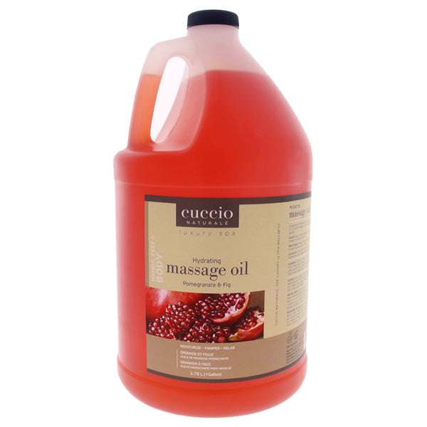 Cuccio Luxury Spa Hydrating Massage Oil - Pomegranate and Fig by Cuccio for Unisex - 1 Gallon Oil