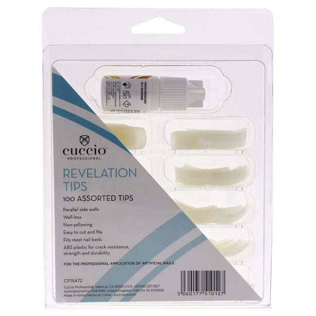 Cuccio Pro Pro Revelation Tips by Cuccio Pro for Women - 100 Pc Acrylic Nails