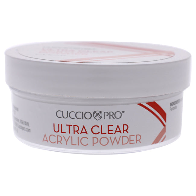 Cuccio Pro Ultra Clear Acrylic Powder - Clear by Cuccio Pro for Women - 1.6 oz Acrylic Powder