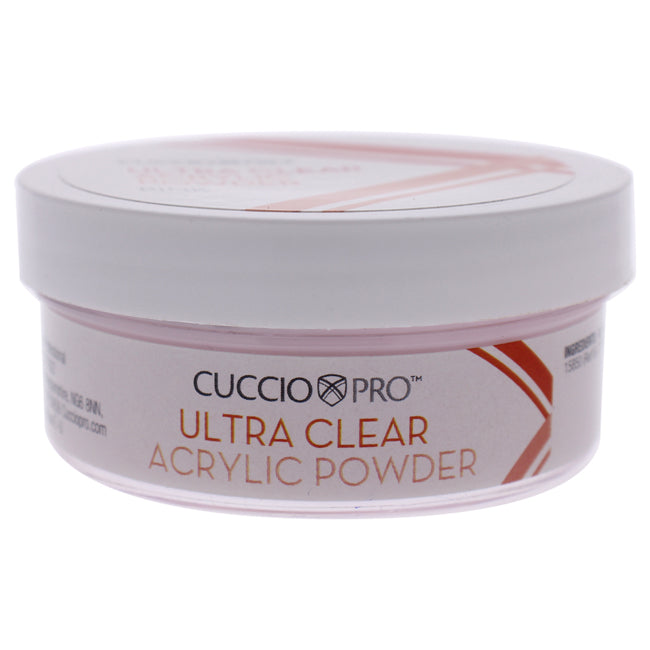 Cuccio Pro Ultra Clear Acrylic Powder - Pink by Cuccio Pro for Women - 1.6 oz Acrylic Powder