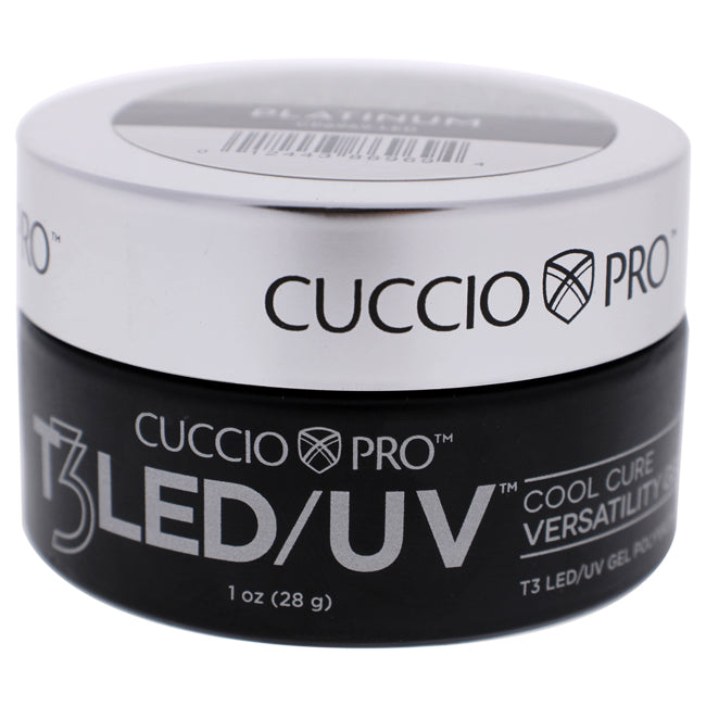 Cuccio Pro T3 Cool Cure Versatility Gel - Platinum by Cuccio Pro for Women - 1 oz Nail Gel