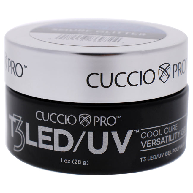 Cuccio Pro T3 Cool Cure Versatility Gel - Smurf Glitter by Cuccio Pro for Women - 1 oz Nail Gel