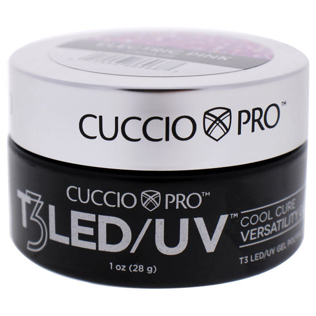 Cuccio Pro T3 Cool Cure Versatility Gel - Electric Pink by Cuccio Pro for Women - 1 oz Nail Gel