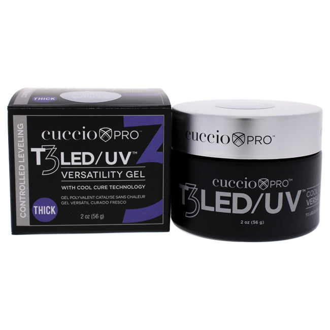 Cuccio Pro T3 Cool Cure Versatility Gel - Self Leveling White by Cuccio Pro for Women - 2 oz Nail Gel