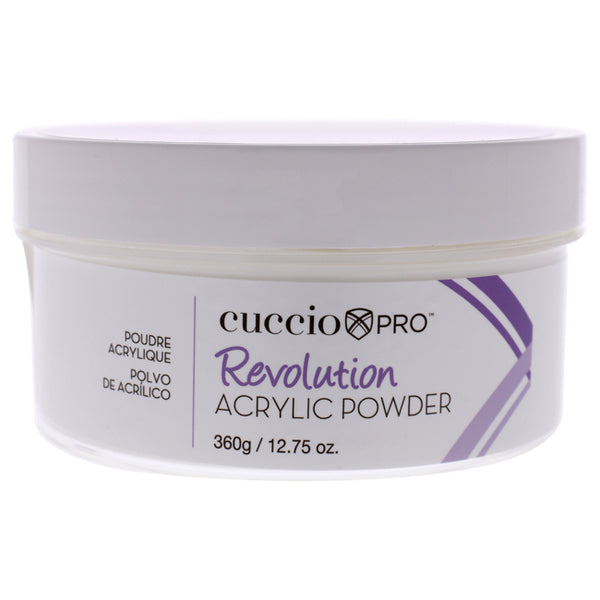 Cuccio Pro Acrylic Powder - White by Cuccio Pro for Women - 12.75 oz Acrylic Powder