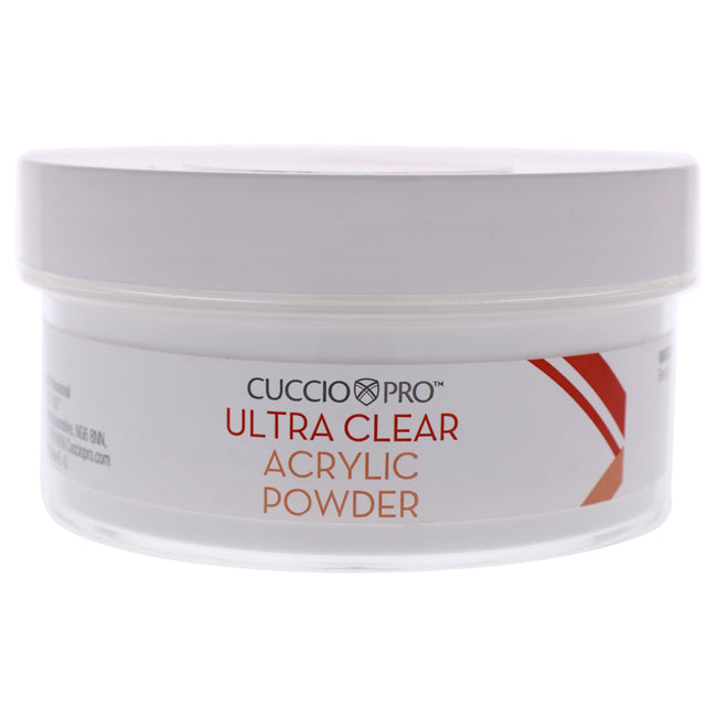 Cuccio Pro Ultra Clear Acrylic Powder - Clear by Cuccio Pro for Women - 12.75 oz Acrylic Powder