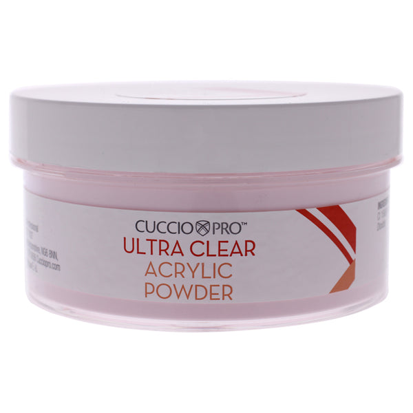 Cuccio Pro Ultra Clear Acrylic Powder - Pink by Cuccio Pro for Women - 12.75 oz Acrylic Powder