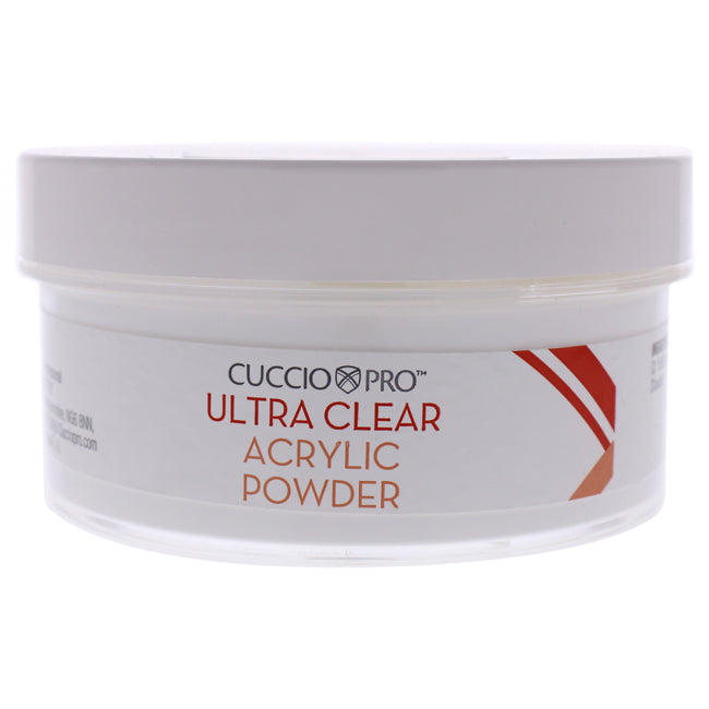 Cuccio Pro Ultra Clear Acrylic Powder - Ultra Brite White by Cuccio Pro for Women - 12.75 oz Acrylic Powder